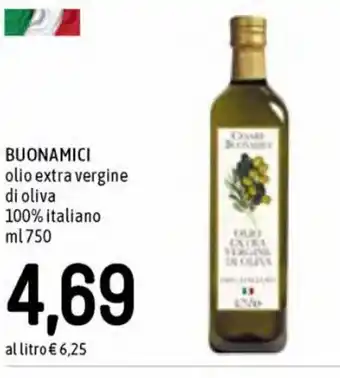 Famila Buonamici Olio Extra Vergine Di Oliva 100% Italiano ml 750 offerta