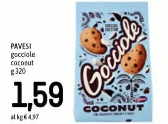 Famila Pavesi Gocciole Coconut g 320 offerta