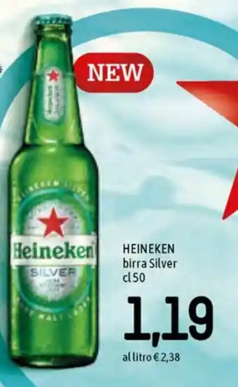 Famila Heineken Birra Silver cl 50 offerta