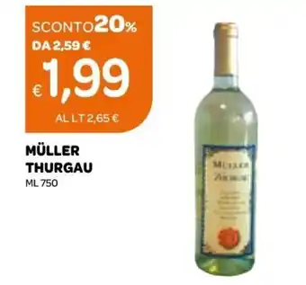 Ekom Müller Thurgau 750 ml offerta