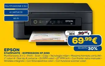 Euronics Epson stampante offerta