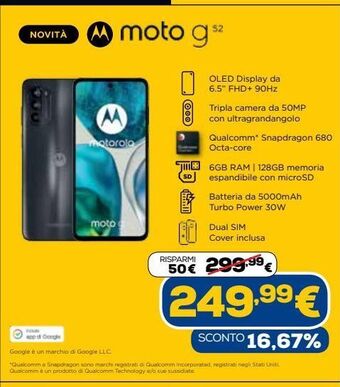 Motorola moto g 52