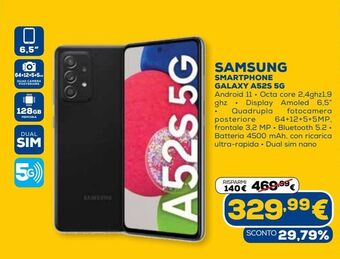 Samsung smartphone galaxy a52s 5g