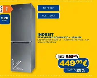 Euronics Indesit frigorifero combinato offerta