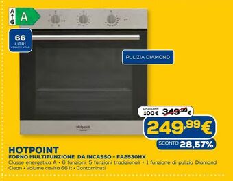 Forno multifunzione 60 cm dual cook nv75k5rs offerta di Euronics