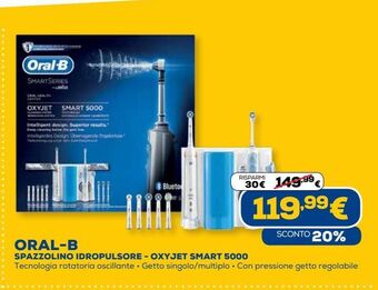 Euronics Oral b spazzolino idropulsore offerta