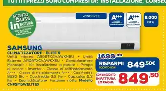 Euronics Samsung climatizzatore offerta
