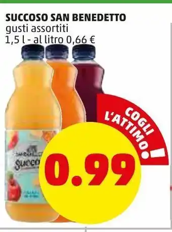 PENNY Succoso  san benedetto 1,5l offerta