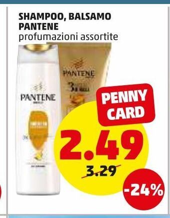 PENNY Shampoo, balsamo pantene offerta