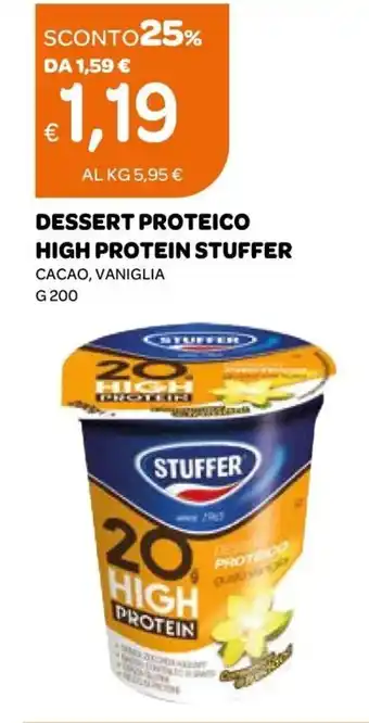 Ekom Stuffer Dessert Proteico Hight Protein 200 g offerta