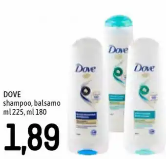 Famila Dove Shampoo, Balsamo ml 225 ml 180 offerta