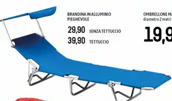 Famila Brandina In Alluminio Pieghevole Senza Tettuccio offerta