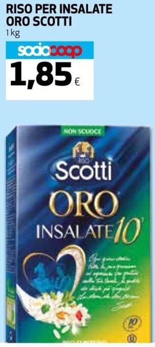 Ipercoop Riso Per Insalate Oro Scotti 1 kg offerta