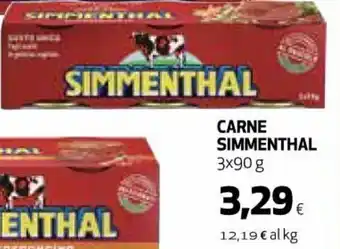 Ipercoop Carne Simmenthal 3 x 90 g offerta