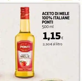 Aceto Di Mele 100% Italiane Ponti 500ml