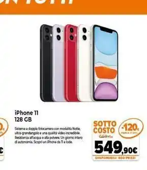 Sotto costo  120.  pas a  660  549,90€  disponibili 800 pezes