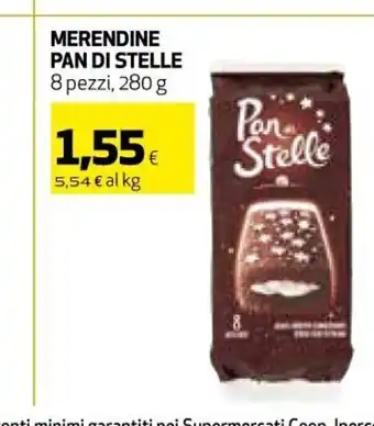 Ipercoop Merendine Pan Di Stelle 8 pezzi, 280g offerta