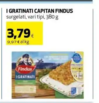 Ipercoop I Gratinati Capitan Findus 380g offerta