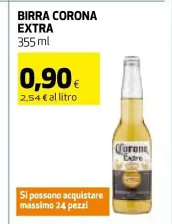 Ipercoop Birra Corona Extra 355 ml offerta