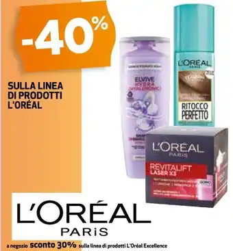 Ipercoop L'Oreal Sulla Linea Di Prodotti offerta