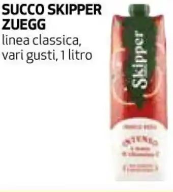 Ipercoop Skipper Succo Zuegg 1 litro offerta
