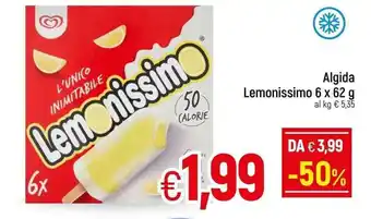 Famila Algida Lemonissimo 6 x 62 g offerta
