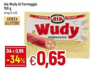 Famila Aia Wüdy Al Formaggio 150 g offerta