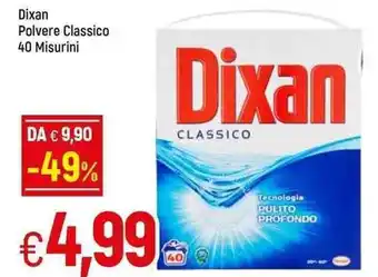 Famila Dixan Polvere Classico 40 Misurini offerta