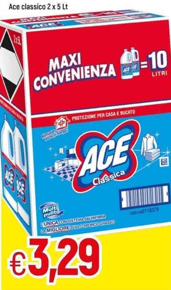 Famila Ace classico 2 x 5 Lt offerta