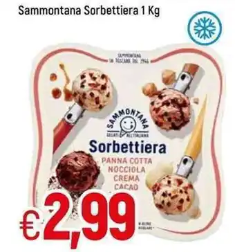 Famila Sammontana Sorbettiera 1 kg offerta