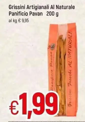 Famila Grissini Artigianali Al Naturale Panificio Pavan 200 g offerta