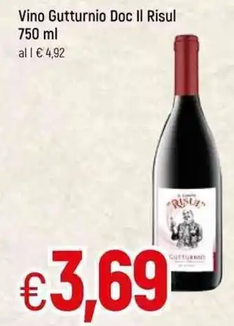 Famila Il Risul Vino Gutturnio Doc 750 ml offerta