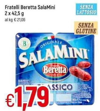 Famila Fratelli Beretta SalaMini 2 x 42,5 g offerta