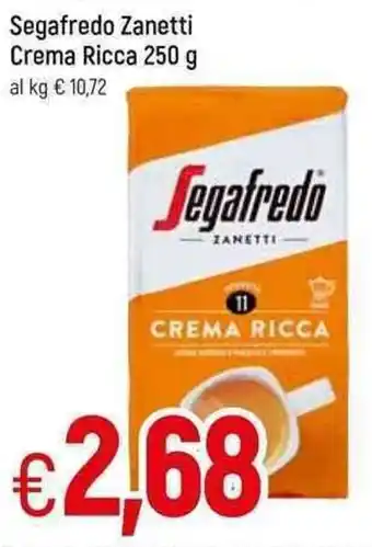 Famila Segafredo Zanetti Crema Ricca 250 g offerta