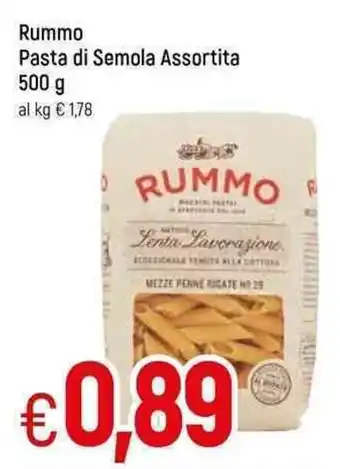 Famila Rummo Pasta di Semola Assortita 500 g offerta