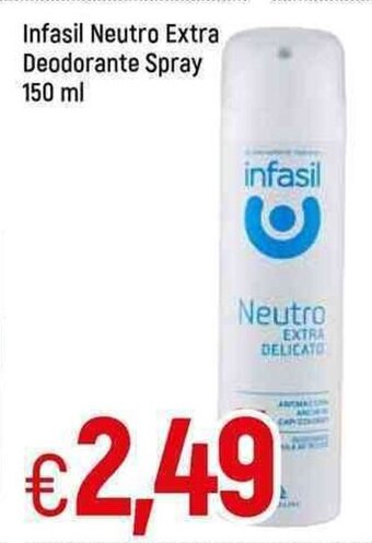 Famila Infasil Neutro Extra Deodorante Spray 150 ml offerta