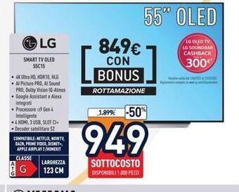 Unieuro Tv lg offerta