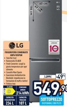Unieuro Frigorifero combinato offerta