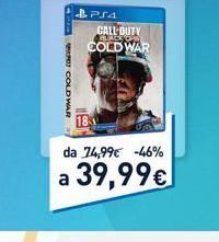 Unieuro Yor amor cold war call duty black ops cold war da 74,99€ -46% a 39,99€ b offerta