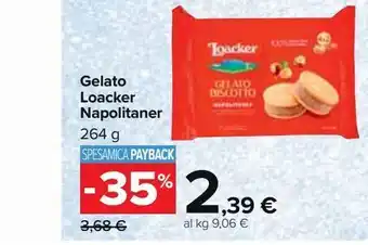 Carrefour Market Gelati loacker napolitaner 264g offerta