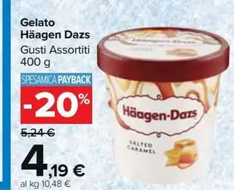 Carrefour Market Gelati haagen dazs gusti assortiti 400g offerta