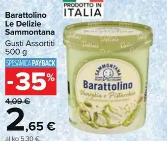 Carrefour Market Barattolini sammontana le delizie gusti assortiti 500g offerta