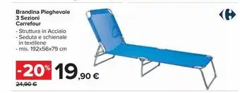 Brandina pieghevole 3 sezioni carrefour