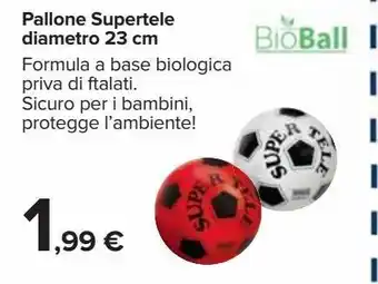 Carrefour Market Pallone supertele diam. 23 cm offerta