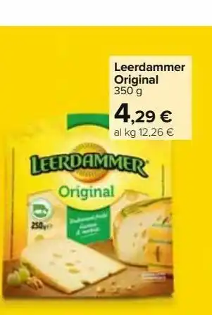 Carrefour Market Leerdammer original 350 g offerta