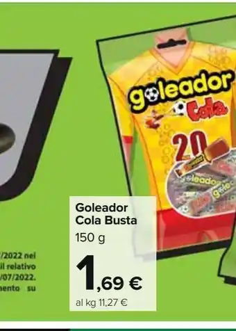 Carrefour Market Goleador cola busta 150g offerta