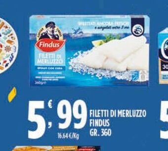 Despar Filetti di merluzzo findus gr 360 offerta