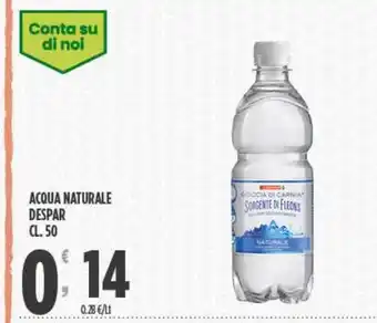 Despar Acqua naturale despar cl 50 offerta