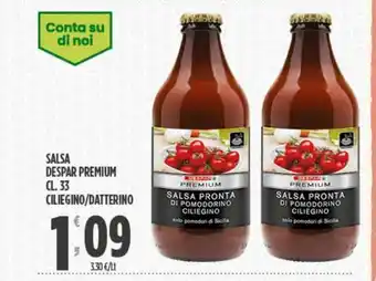 Salsa despar premium cl 33 ciliegio/datterino