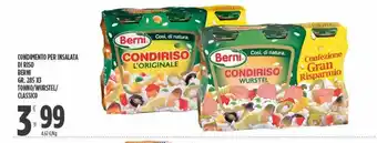 Despar Condimento per insalata di riso berni gr 285x3 tonno, wurstel, classico offerta